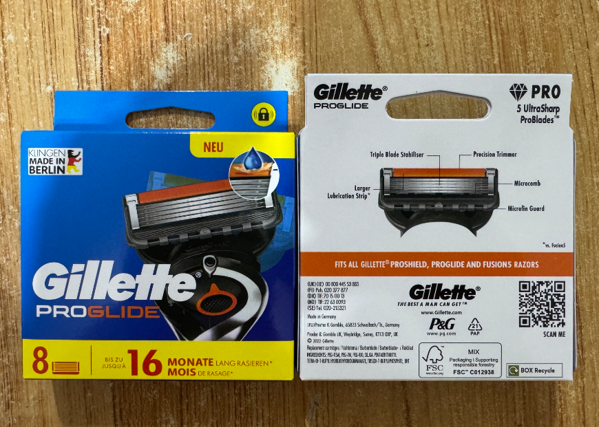 Gillette Blue Box Black Hole 8-16