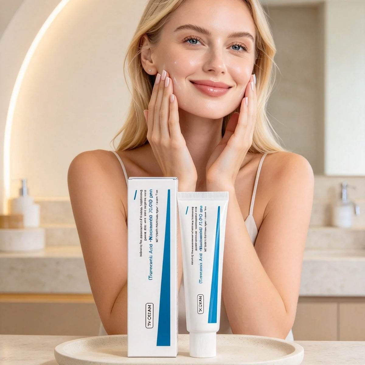 TX‑CREAM Gentle Brighten Even Skin Tone Fade Dark Spots Revive Dull Skin Moisturize Nourish Tranexamic Acid Niacinamide 