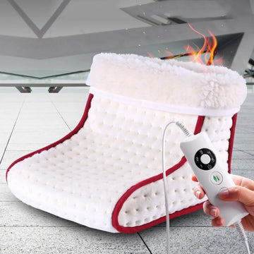 110V 220V Electric Massageer Electric Warm Heated Foot Warmer Washable Heat Warmer Thermal Foot Warmer 5 Modes Heat Sett