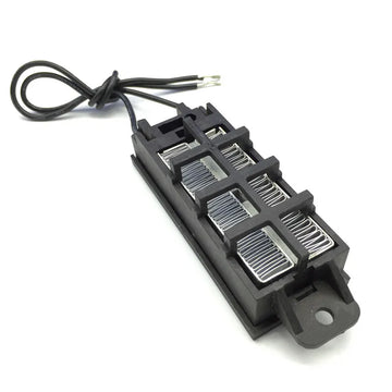 1 Pcs Automatic Thermostat Ptc Heater With Stand Corrugated Strip Small Space Heating 50w 12v (AC/DC) Diy Heating Tools