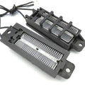 1 Pcs Automatic Thermostat Ptc Heater With Stand Corrugated Strip Small Space Heating 50w 12v (AC/DC) Diy Heating Tools