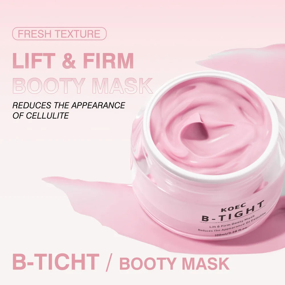 Butt TIGHT Lift Firm Cream - Tighten and Firm Booty, Reduce Loose and Crepey Skin, Firmness, Reduce Cellulite Appearance