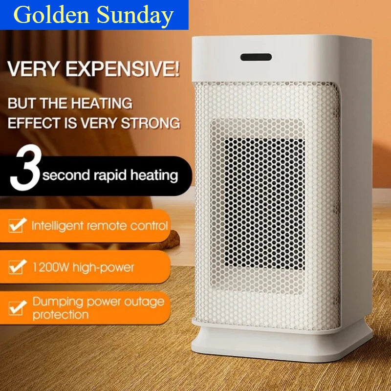 GoldenSunday High Quality Heater Electric Air Fast Heat Portable Mini Heater Winter Home Desktop Fast Heat Small Electri