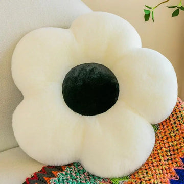 Plush Toys PP Cotton Plush Daisy Flower Pillow 35cm 9 Colors Travel Pillows Sunflower Shape Throw Pillow