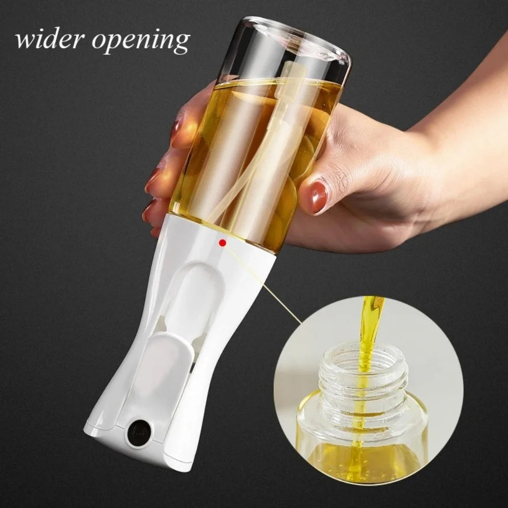 200ml/300ml500ml Oil Spray Bottle Kitchen BBQ Cooking Oil Kettle Baking Roasting Picnic Cooking Supplies Sauce Sprayer Container