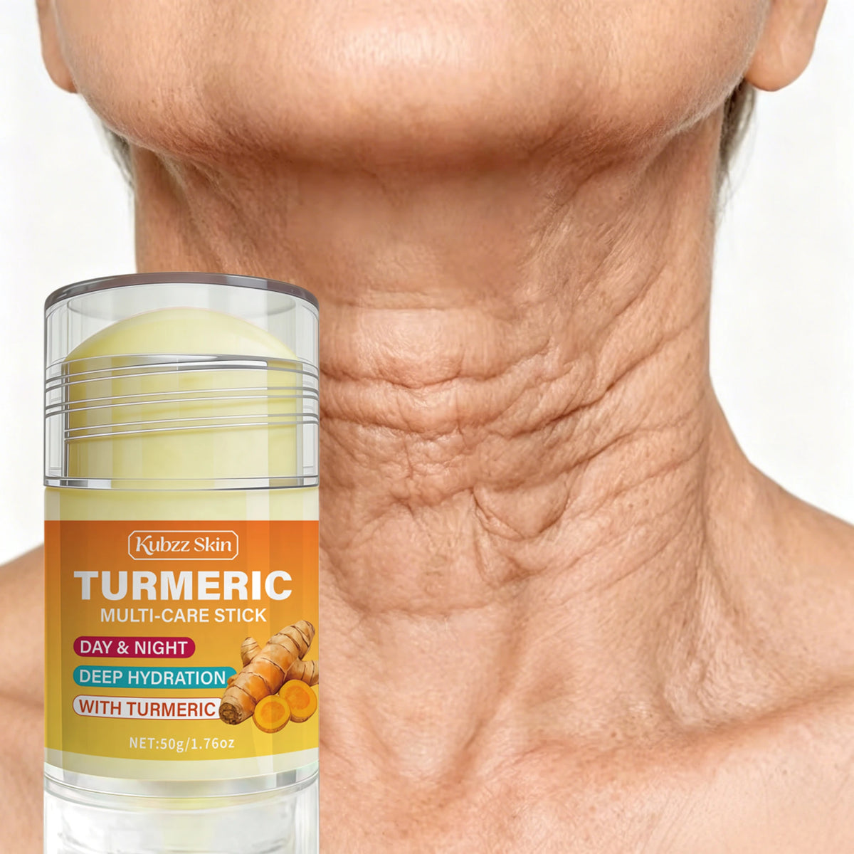Instant Lift And Firming, Turmorie Facial And Neck Lift Gel Stick, Wrinkles Appear Reduced,