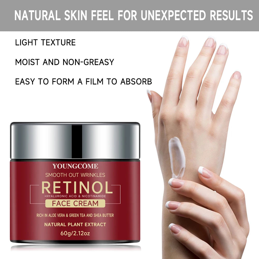 Retinol Lifting Firming Cream Repairing Moisturizing Nourishing Cream Brightening Skin Facial Cream Anti-Aging Face Skin