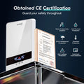 Instant Electric Tankless Water Heater Shower Bathroom Bath Water Heater 220-240V 7000W Temperature Automatica Household