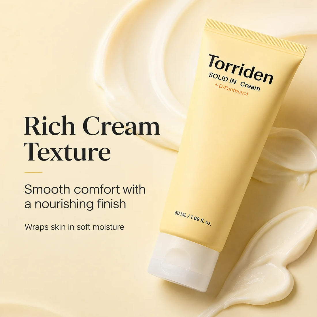 Torriden SOLID IN Cream Deep Moisture Boost Facial Cream Intense Hydration Strengthen Skin Barrier Soothing Gentle Care 