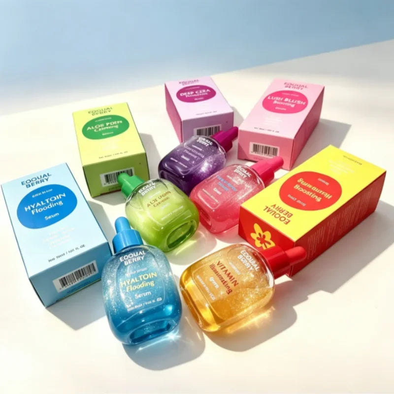 Hot Seller EQQUALBERRY Skin Care Facial Serum Hydrating Soothing Face Serum Essence Nourishing Lightweight Face Care Treatment‌