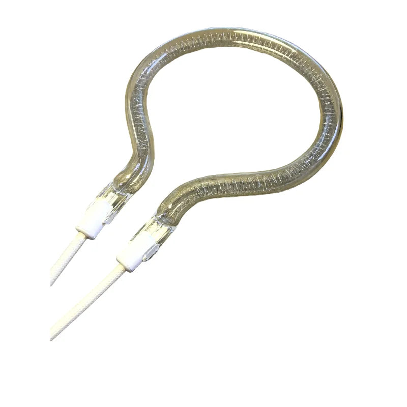 Electric Heater Parts Halogen Heating Tube Racquet Or Bat Shape 220V 700W