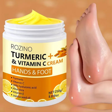 【Ultra Anti-Cracking】250G Turmeric Cracked Hand and Foot Care Cream - Anti-Cracking Repair Cream, Highly Moisturizing an