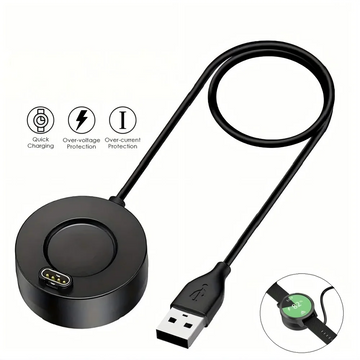 USB Charging Dock for Garmin Vivoactive 3/4/4S Fenix 5S/5X/6S/6X Venu 2/2S - Fast Charging Durable Cable Smartwatch ChargingDock
