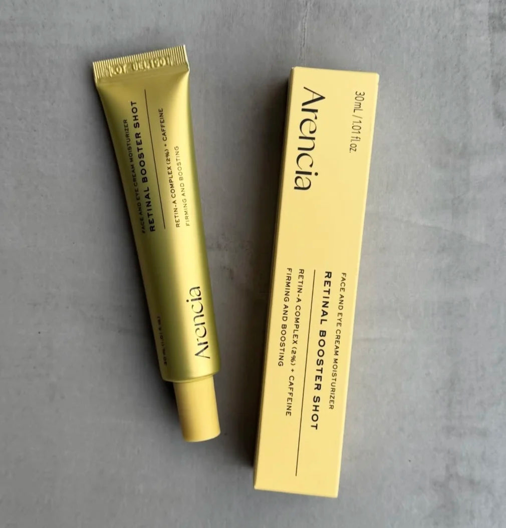 30ml Arencia Retinal Brighten Firming Boosting Moisturizer VitaminC Booster Shot Glutathione Face Eye Cream Day Night Cr