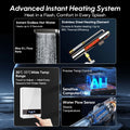 Instant Electric Tankless Water Heater Shower Bathroom Bath Water Heater 220-240V 7000W Temperature Automatica Household