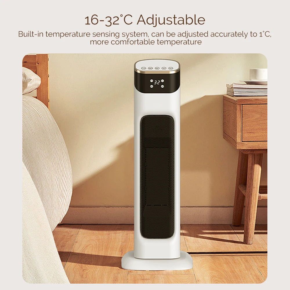 Electric Stove Heater 1500W PTC Fast Heat Home Use Bedroom Adjustable Temperature Room Heater Fan Warmer Hot Air Heater 