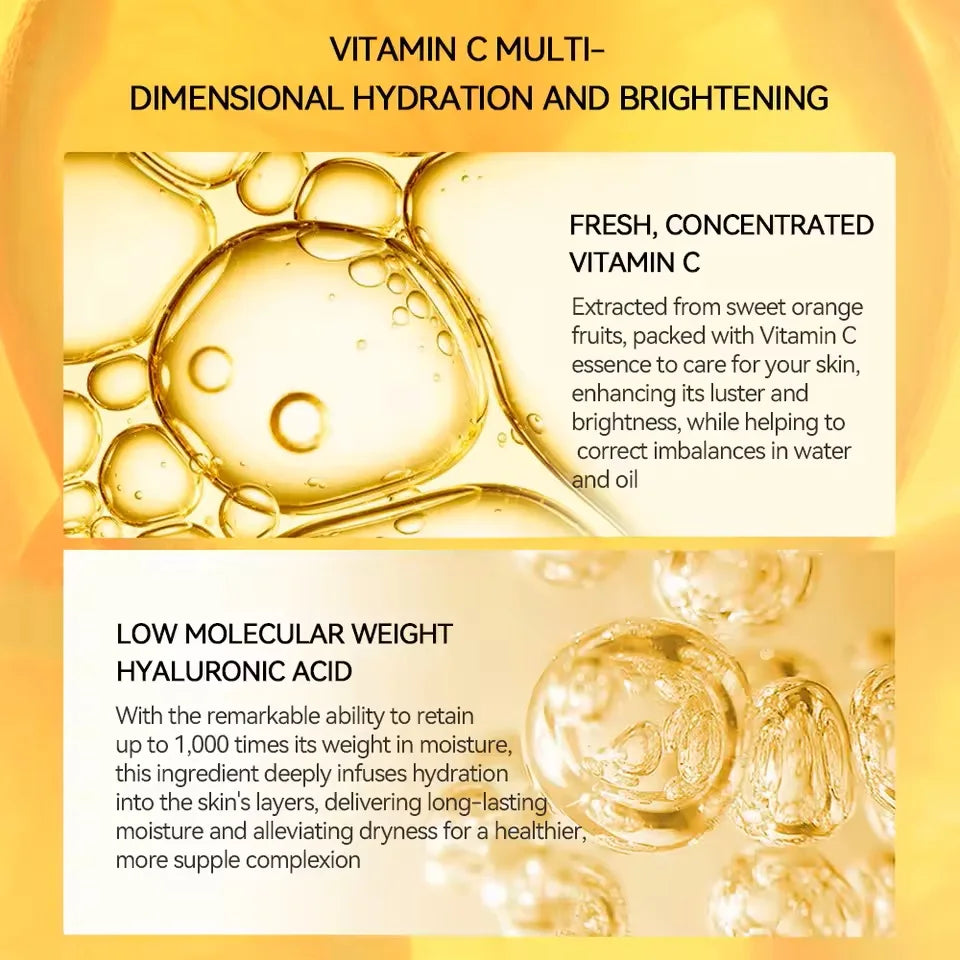 Vitamin C Toner Moisturizing and Refreshing Preventing Dry Skin Changing Hair Glossing Repairing Skin Non irritating 500ml