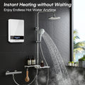 Instant Electric Tankless Water Heater Shower Bathroom Bath Water Heater 220-240V 7000W Temperature Automatica Household