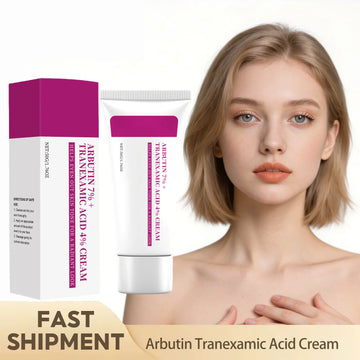 Arbutin Tranexamic Acid Cream Deep Moisturizing Lighten Dark Spot Even Skin Tone Improve Elasticity Gentle Non Irritatin