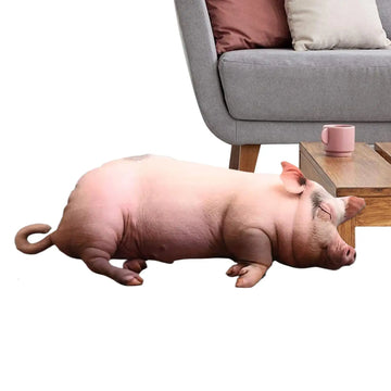 Plush Pig Pillow Realistic Stuffed Animal Soft Cute Comfort Sofa Cushion Home Decor Hug Relax Kids Women Men Birthday Gift