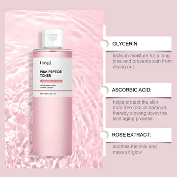 Rose Essence Toner for Glowing Skin Soothing Moisturizer Improve Dark Spots Uneven Tone Deep Nourishing Brightening Facial Water