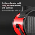 Electric Heating Fan 2000W Portable Space Heater Adjustable Thermostat 2 Heat Settings + Fan Mode Overheat & Tip-Over Pr