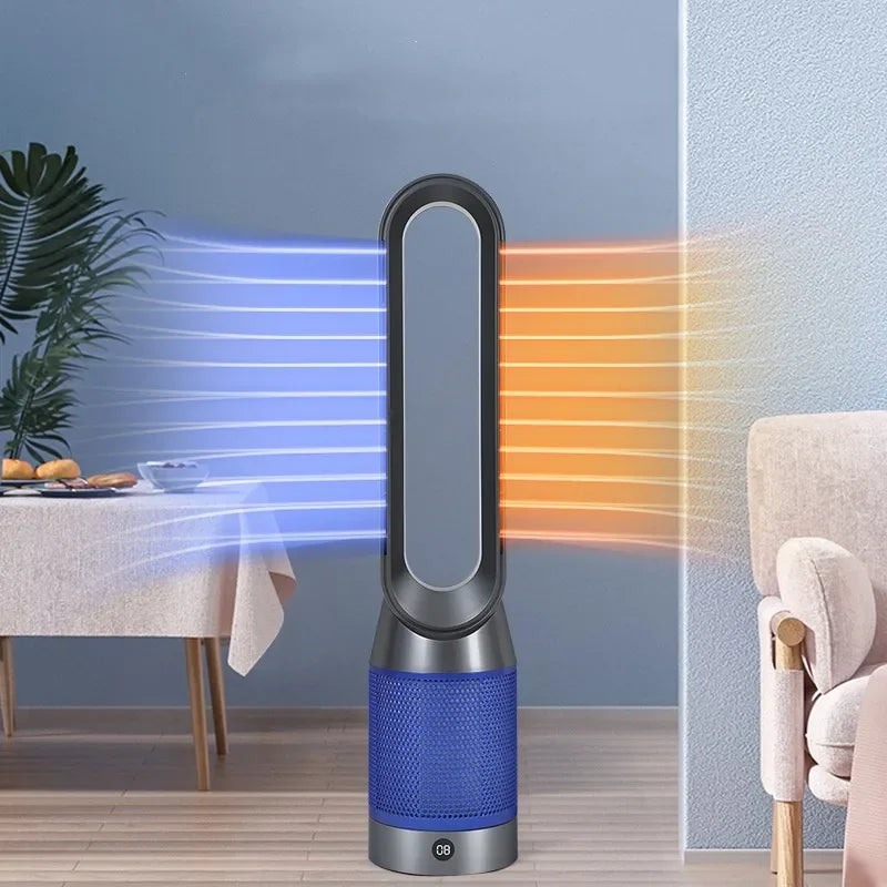 2022 new heater heater, fan household power saving, full-speed thermoelectric heating, cold and warm dual-purpose bladel