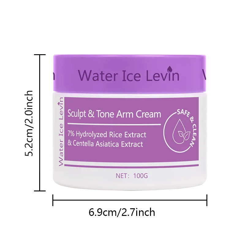 Sculpt & Tone Arm Firming Cream 100g, with 7% Rice Extract & Centella, Body Moisturizer for Skin Tightening, Fast Shippi