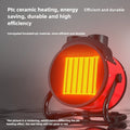 Electric Heating Fan 2000W Portable Space Heater Adjustable Thermostat 2 Heat Settings + Fan Mode Overheat & Tip-Over Pr