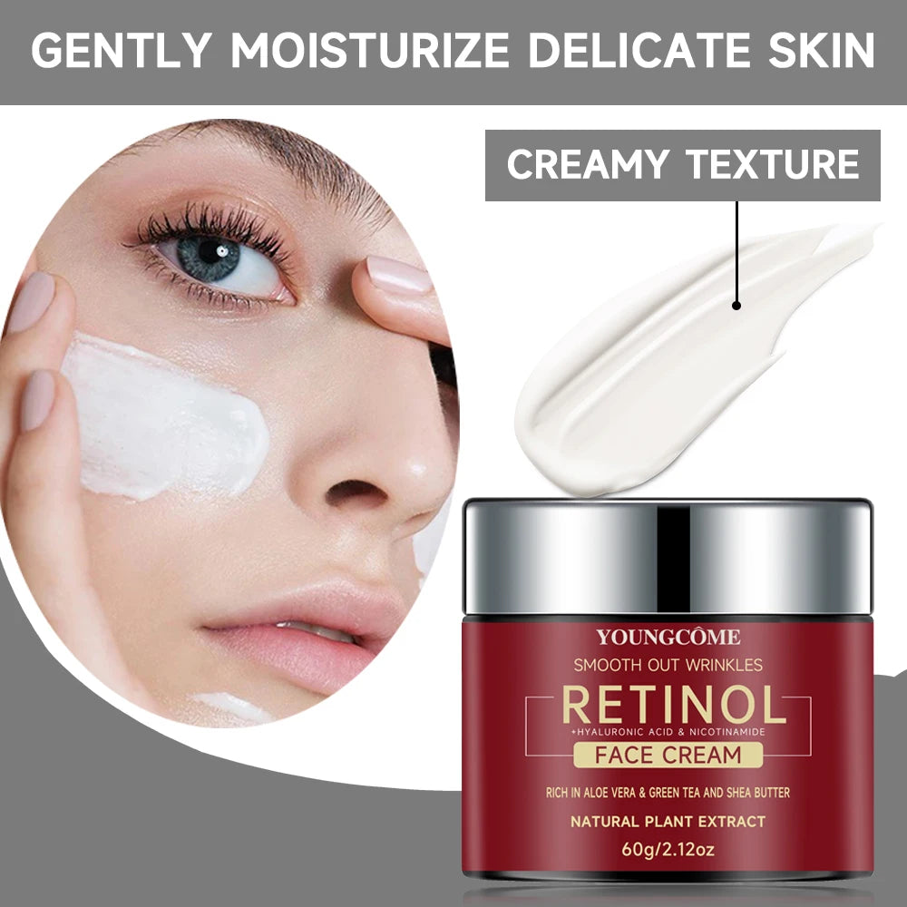 Retinol Lifting Firming Cream Repairing Moisturizing Nourishing Cream Brightening Skin Facial Cream Anti-Aging Face Skin