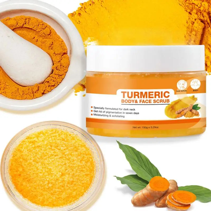 Turmeric Scrub Turmeric Face Whitening Cream Brightening Exfoliating Pore Cleaning Turmeric Face Cream Lightening Exfoli