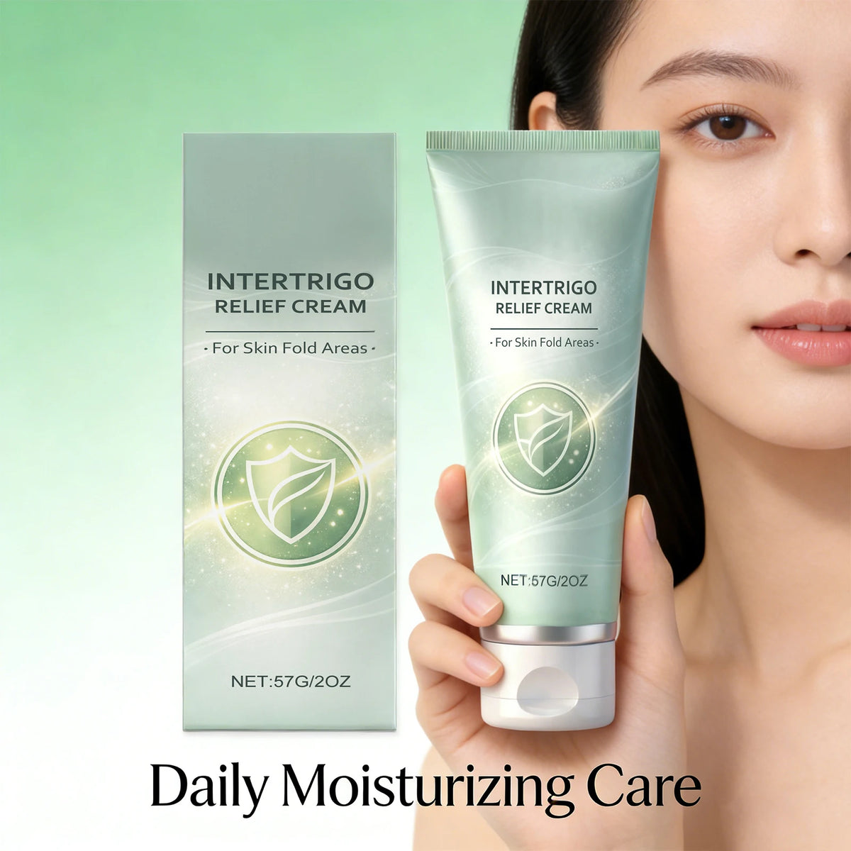 Intertrigo Relief Cream for Body Redness Relief Skin Fold Areas Light Breathable Long Lasting Hydrating Brighten Body Sk