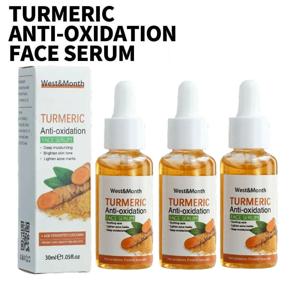 Turmeric Face Whitening Dark Spot Corrector Anti-oxidation Serum Turmeric Dark Spot Corrector Serum Facial Brighten Turm