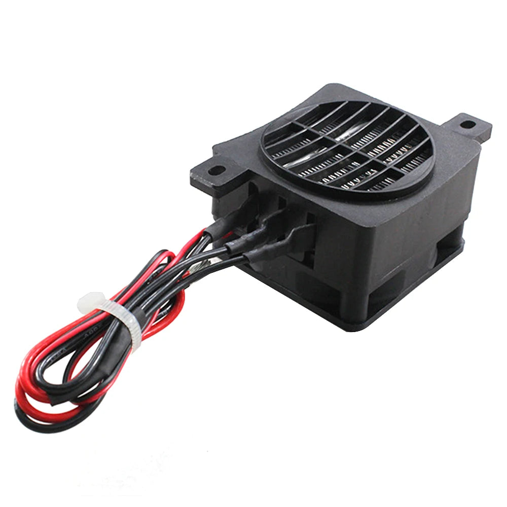 Constant-Temperature Air Heater, PTC Heating Element, 12V 120W, 100W, 24V 200W Ceramic Heater with Heat-Conducting Fan