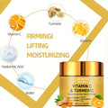Turmeric Vitamin C Face cream Retinol Moisturizing Firming Hyaluronic Lightening Repairing Smooth Skincare Whitening Cre