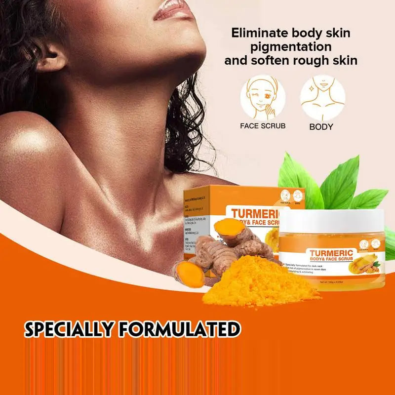 Turmeric Scrub Turmeric Face Whitening Cream Brightening Exfoliating Pore Cleaning Turmeric Face Cream Lightening Exfoli