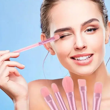 13pcs Premium Synthetic Nylon Bristle Makeup Brush Set - Soft, Gentle, and Cruelty-Free for Flawless Foundation, Blush, Powder,