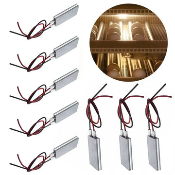 5-220V 40-270 Degrees Celsius PTC Heaters Heating Element Hair Dryer Curlers Heater Poultry Incubator Preheating