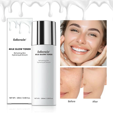 Milk Soothing Toner Moisturizing Water For Face Facial Toner Natural Houttuynia Cordata Extract Refresh Claming Skin
