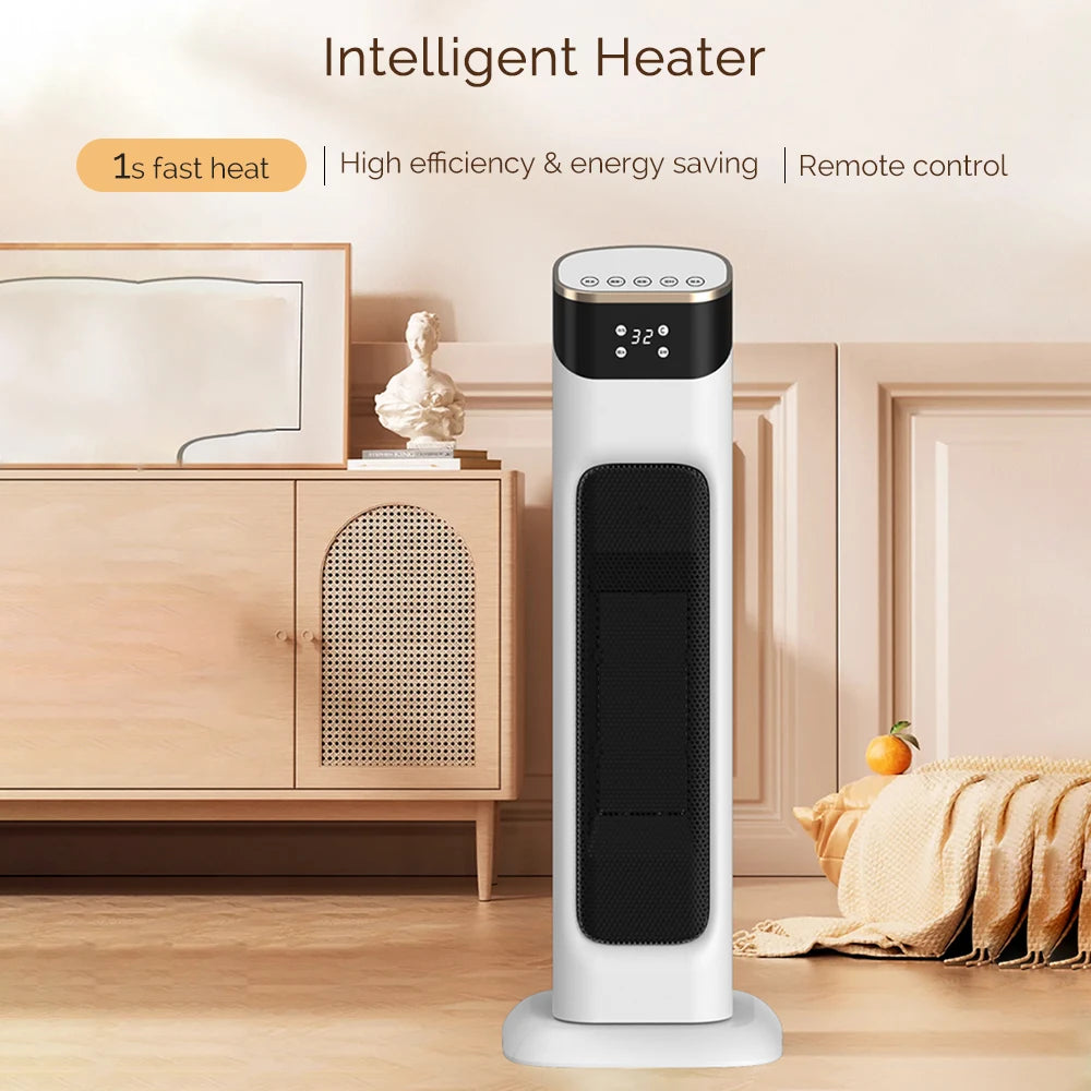 Electric Stove Heater 1500W PTC Fast Heat Home Use Bedroom Adjustable Temperature Room Heater Fan Warmer Hot Air Heater 