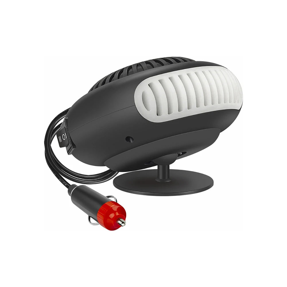12V Car Heater 360° Rotatable Plug-In Fan