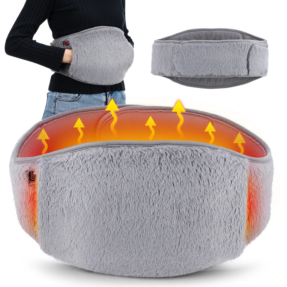 Electric Heating Belt Hand Warmer USB Charging Portable Heater Hot Compress Therapy Abdominal Waist Menstrual Uterus War