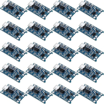 10pcs 5V 1A 18650 Lithium Battery Charging Board TP4056 Lithium Charging Mini/Micro USB Type C Charge Module With Protect