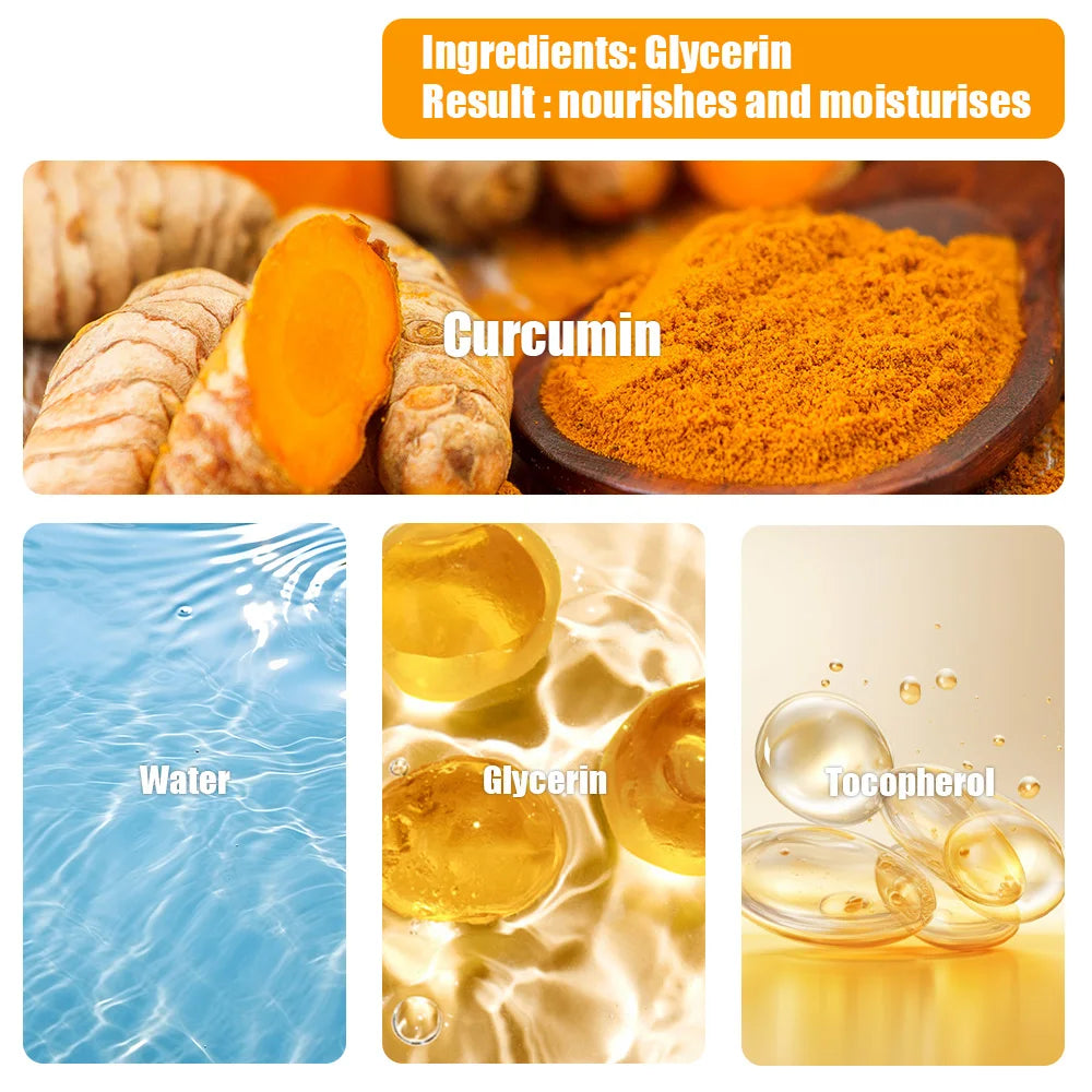 Turmeric eye cream stick nourishes the skin, improves fine lines, relieves eye bags and dark circles, and brightens the 