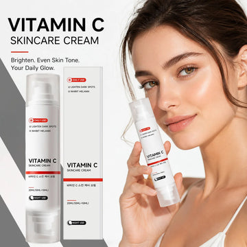 Vitamin C Brightening Ampoule For Dull Uneven Skin Tone Dual Effect Firm Lift Skin Minimize Pore Lightweight Brighten Fa