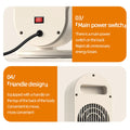 1200W Electric Heater Portable Fan Heaters 220V Room Heater Home Office Desktop Heaters Warmer Machine For Winter Warmer
