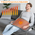 Electric Heating Pad Pet Heat Mat with 9 Levels Constant Temp 4 Mode Timer Body Warming Thermal Mat for Abdomen Hand The