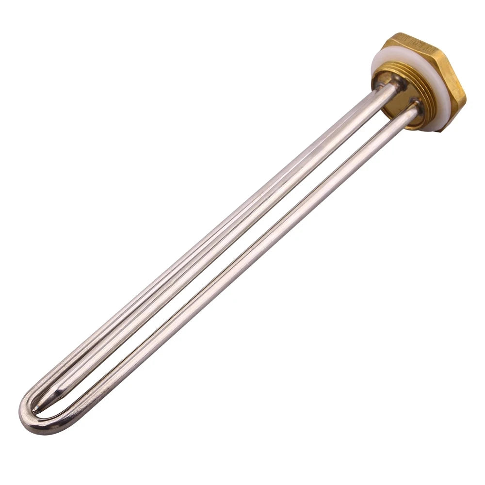 Electric Water Heater with Probe Immersion Heating Element U Type Tube Screw Plug Heater 220v 1000W 1500W 2000w