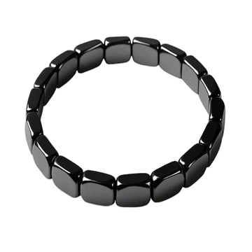 Hematite Bracelet For Men Reclaim Your Edge Confidence Natural Hematite Stone Beaded Stretch Healing Bracelets Gift Jewelry