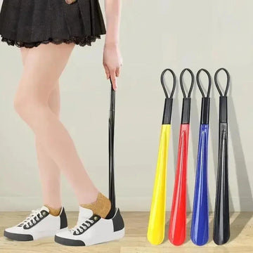 Extra Long Flexible Plastic Shoe Horn For Pregnant Women No Bending Durable Footwear Helper